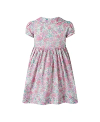 Rachel Riley Girl's 2T-10 Floral Button-front Dress