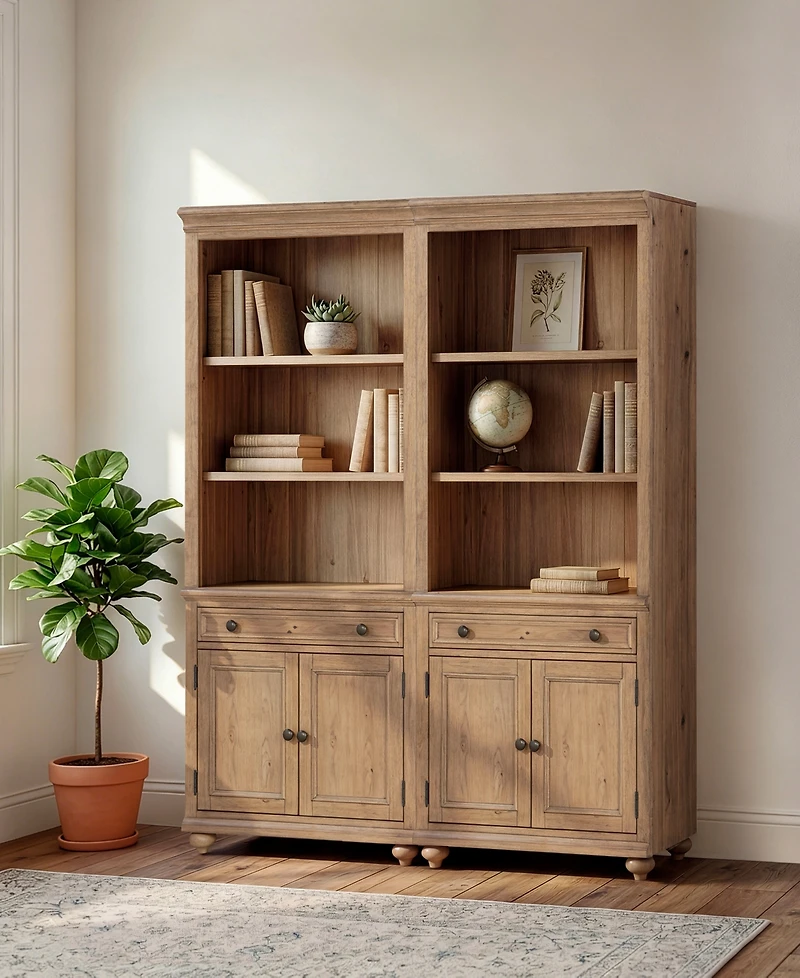 Willowmere 2-Piece Bookcase Set, Macy's Exclusive