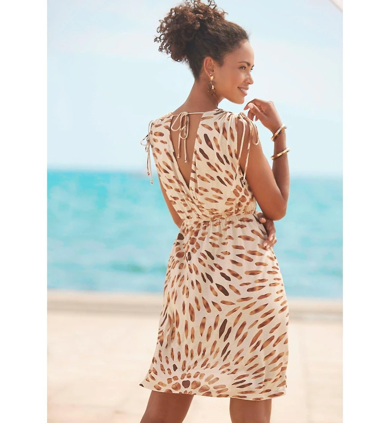 Lascana Women's Tie Detail Dress