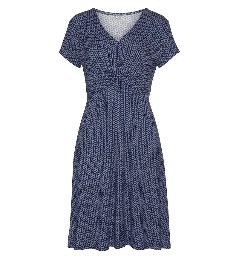 Lascana Women's Short Sleeve Print Dress