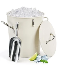 Piscifun 4l Ice Bucket With Lid And Scoop Double Walled Insulated Beverage Tub For Camping Bbq Cocktail Parties Indoor Outdoor