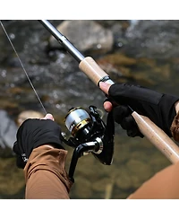 Aofar 6.9FT Carbon Fiber Fishing Rod Reel Combo Kit