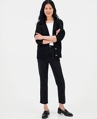 Style & Co Women's Pointelle Boyfriend Cardigan, Macy's Exclusive