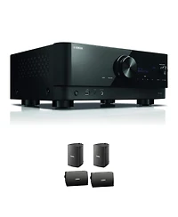 Yamaha Rx-V6A 7.2-Channel 100W Dolby Atmos Av Receiver with 4 Outdoor Speakers