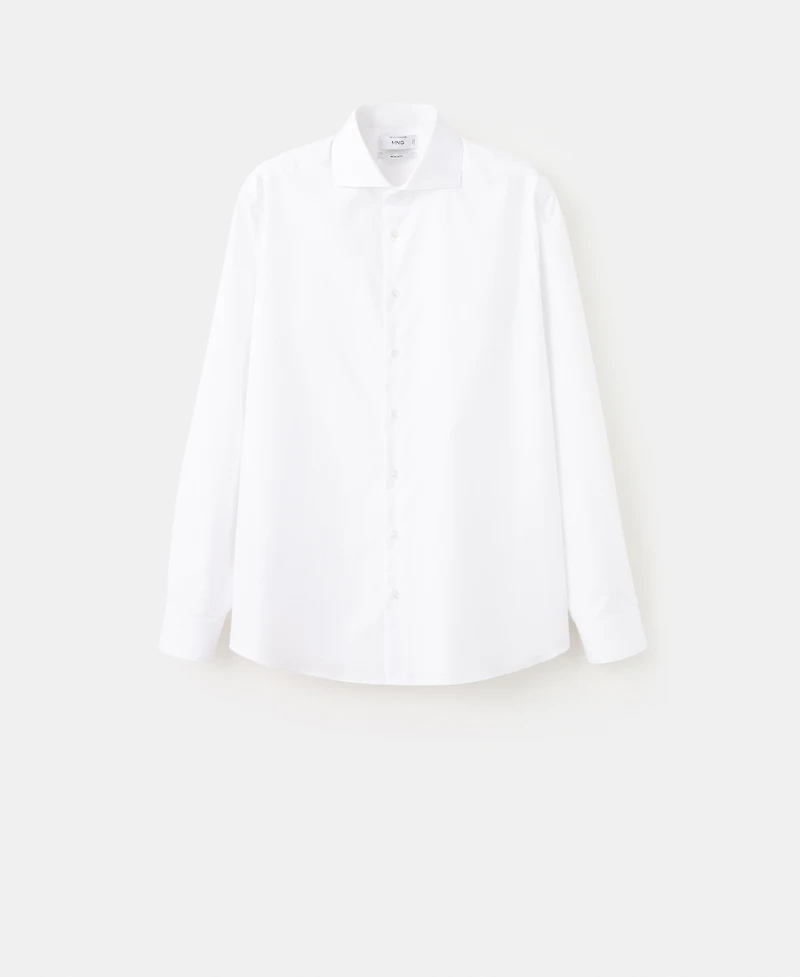 Mango Men's Regular-Fit Cotton Dress Shirt