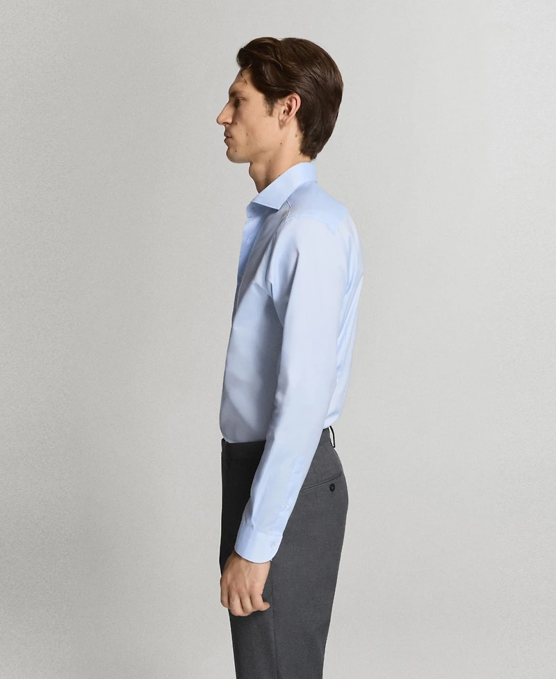 Mango Men's Slim-Fit Cotton Dress Shirt