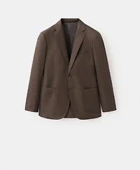 Mango Men's Slim-Fit Lyocell-Linen Suit Jacket