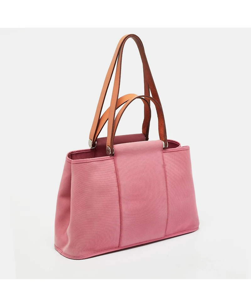 Pre-Owned Hermes Cabag Elan Canvas Tote