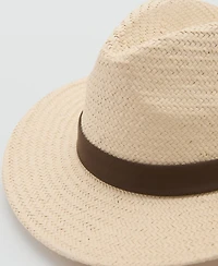 Mango Men's Natural Fiber Bow Hat