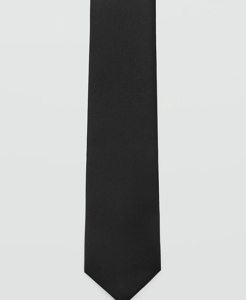 Mango Men's Smooth Micro-Structured Tie