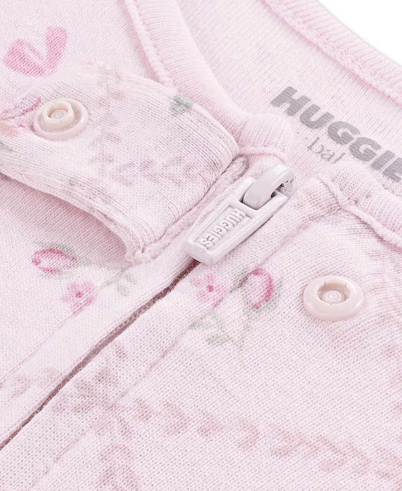 Huggies Baby Girls' Babywear Long-Sleeve Footed Coverall