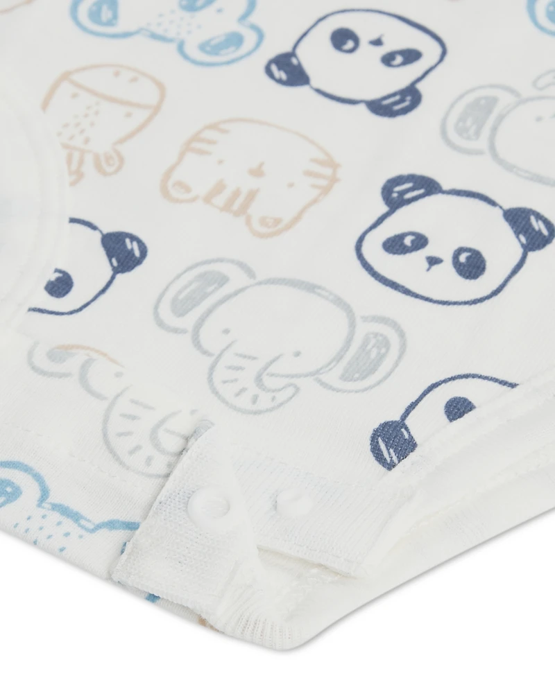 Huggies Baby Boys' Sleeveless Overalls and Long-Sleeve Bodysuit, 2-Piece Set