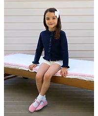 Rachel Riley Toddler Girls 2-14 Frill Cardigan