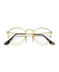 Ray-Ban Unisex Round Metal Optics Eyeglasses, RB3447V