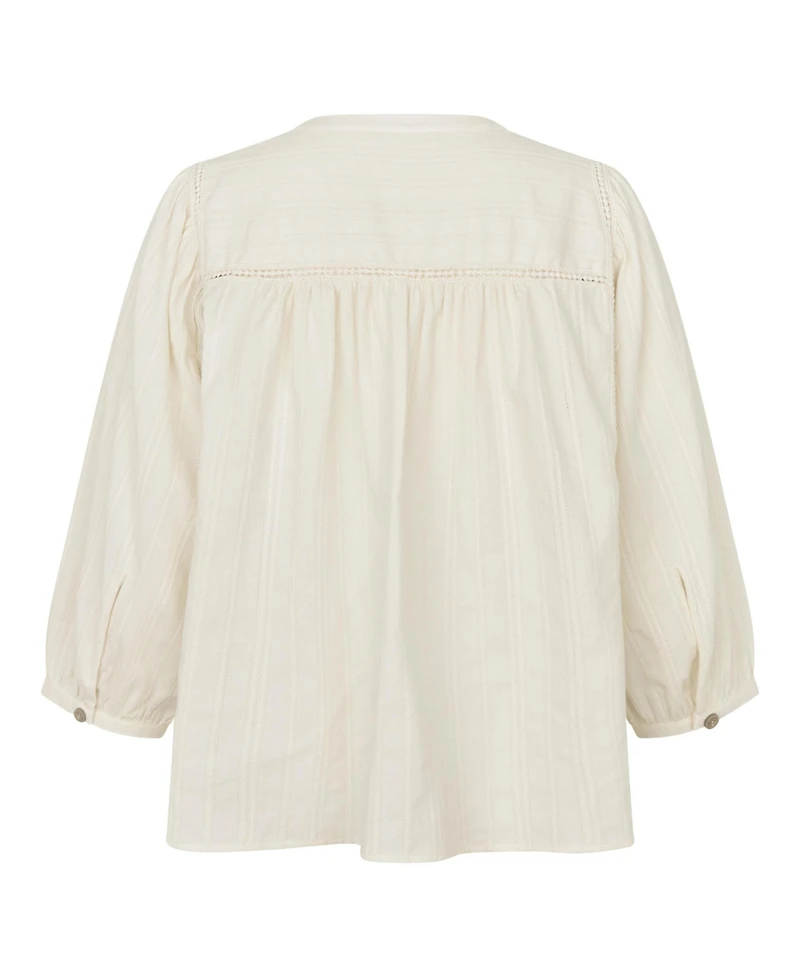 Masai Copenhagen Women's MaIthara Pintuck Detail 3/4 Sleeve Shirt