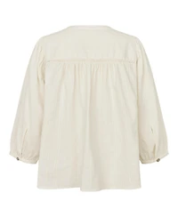 Masai Copenhagen Women's MaIthara Pintuck Detail 3/4 Sleeve Shirt