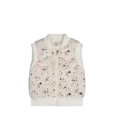 Deux par Toddler Girls (2T-5T) Faux Fur Sleeveless Vest