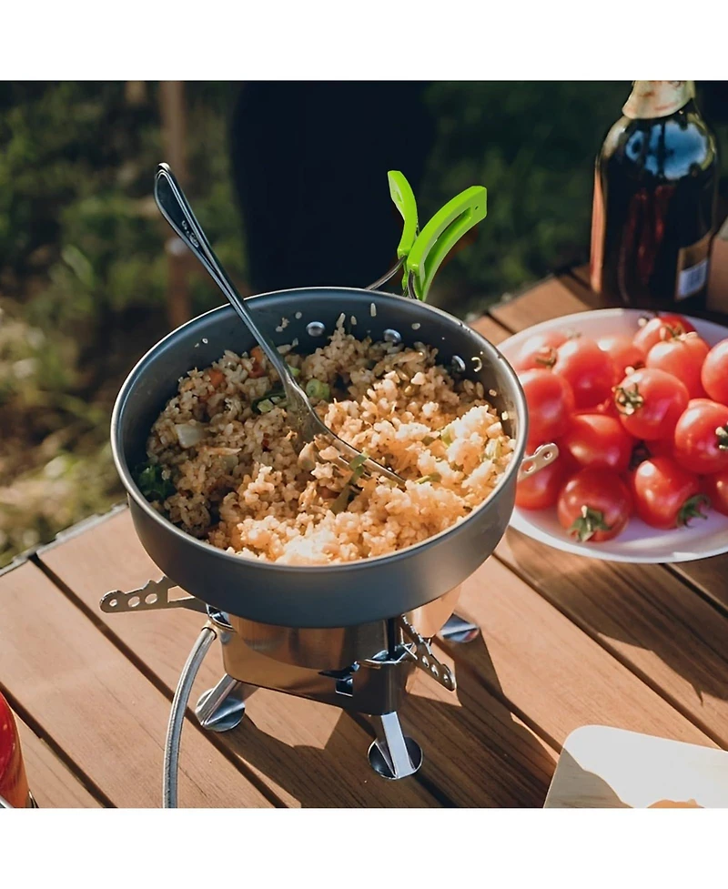Piscifun 7 Piece Camping Cookware Set Lightweight Portable Outdoor Cooking Kit For Hiking Picnic