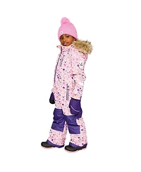 Deux par Toddler Girls ( 2T To 5T ) One Piece Play Snowsuit Mini Flower Print