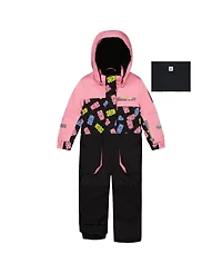 Deux par Little and Big Girl One ( 6 to 14 ) Piece Play Snowsuit Gummy Bear Print
