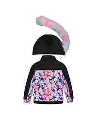Deux par Little and Big Girl (6-14) Two Piece Play Snowsuit Floral Print with Gradient Pants