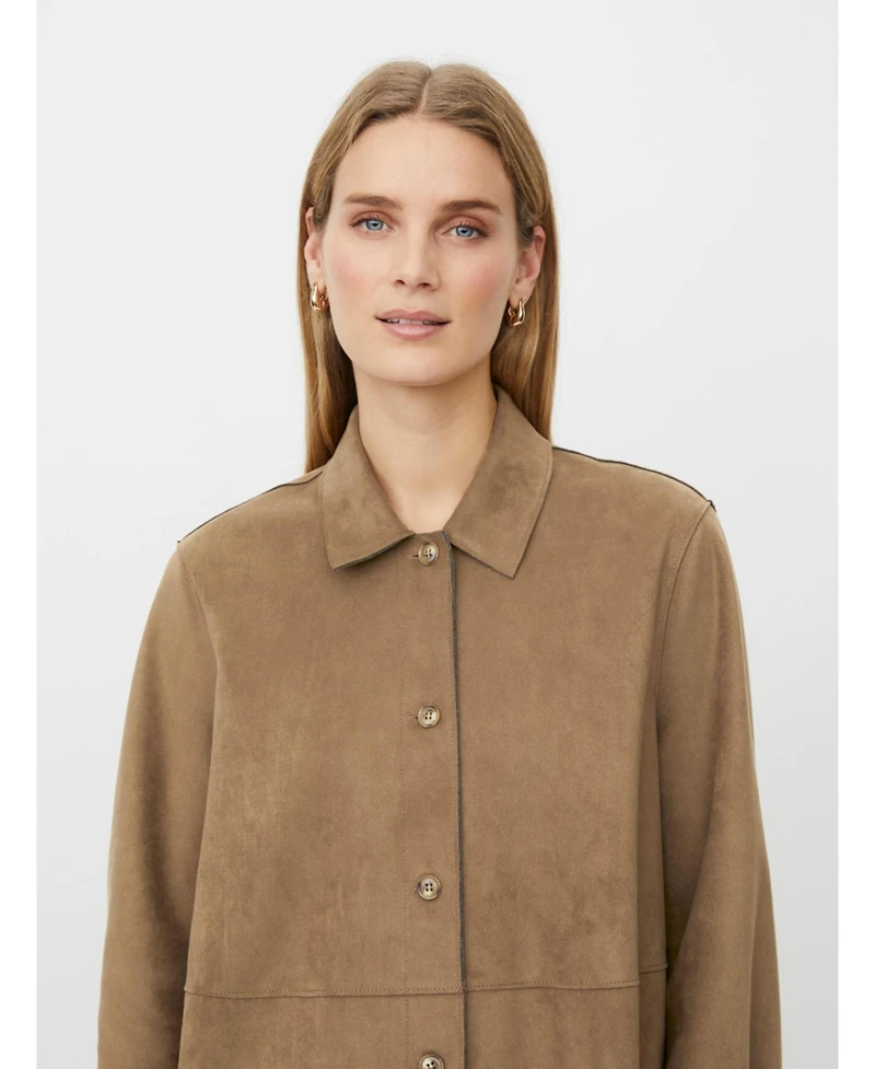 Masai Copenhagen Women's MaIvethra Faux Suede Shirt