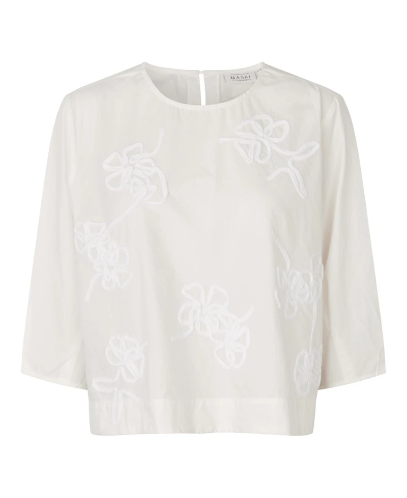 Masai Copenhagen Women's MaDrenithra Embroidered Blouse