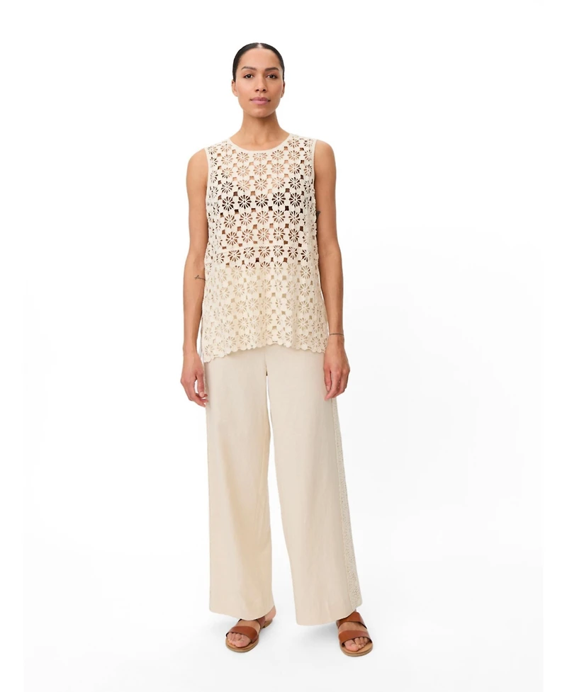 Masai Copenhagen Women's Mafanelis Floral-Crochet Tank Top