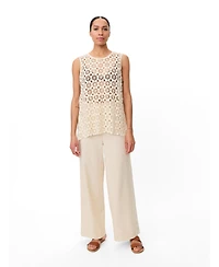 Masai Copenhagen Women's Mafanelis Floral-Crochet Tank Top