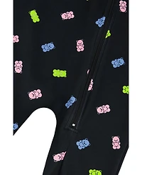 Deux par Little and Big Girl (6 - 14) One-Piece Thermal Underwear Printed Gummy Bears
