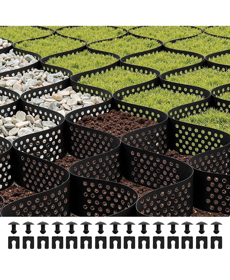 Sugift Gravel Grid 4 in Depth Geo Grids for Driveway