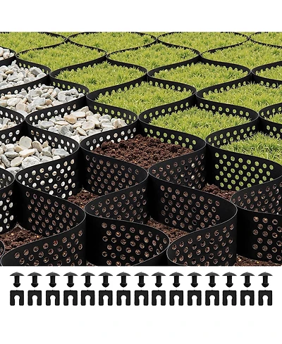 Sugift Gravel Grid 4 in Depth Geo Grids for Driveway