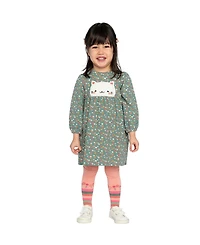 Deux par Deux Big Girls (6-8) Cotton Printed Dress