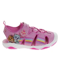 Nickelodeon Paw Patrol Hook and Loop Closed Toe Sport Sandals Girl's (6-12)Protection Outdoor Ready Durable