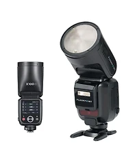 Flashpoint X100 Ttl R2 On Camera Li-on Round Head Flash For FujiFilm, Godox V100 F (No Sub Flash)
