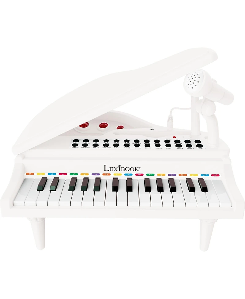 Lexibook, My First Piano, Piano for Children, Lighting Keys, Learning mode, 29 x 31 cm, Tempo and Volume adjustment, 3+, K731