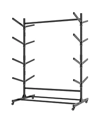 Boyel Living Steel Kayak Storage Rack Vertical 8 Capacity Adjustable Shelves Heavy Duty