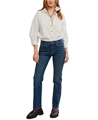 Free People Women's High-Rise Tapered Jeans