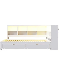 Streamdale Furniture Daybed with Storage, Led, Usb