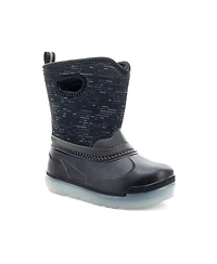 Western Chief Little Boys ( 1 to 13 ) Travali Lighted Faux Fur Neoprene Cold Weather Boot