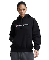 Champion Women's Two-Tone Classic Script Powerblend Hoodie