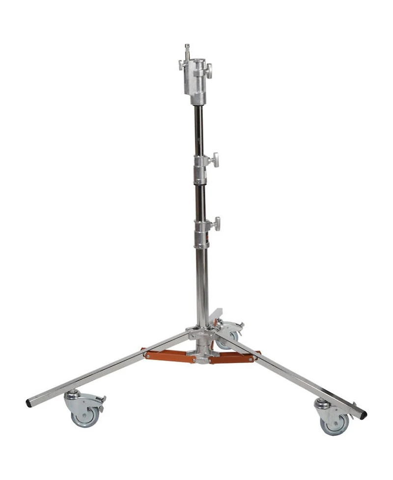 Matthews 9.5' Junior Double Riser Stand with Wheels, Chrome