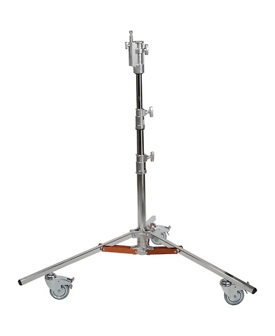 Matthews 9.5' Junior Double Riser Stand with Wheels, Chrome