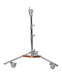 Matthews 9.5' Junior Double Riser Stand with Wheels, Chrome