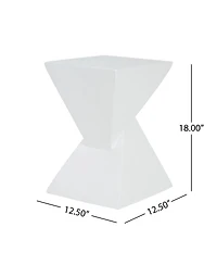 Streamdale Furniture Mgo X-Design All-Weather Side Table