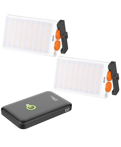 Zhiyun Fiveray M40 40W Bi-Color Pocket Led Light with 10000mAh Portable Power Bank