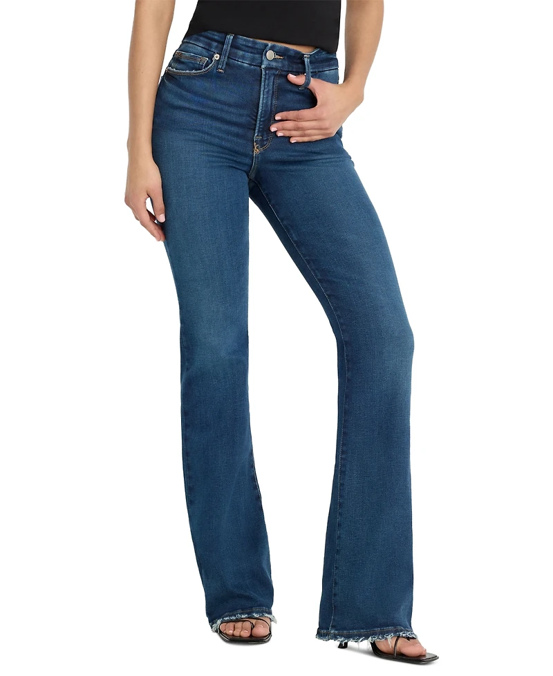 Good American Women's Soft Tech Classic Bootcut Jeans