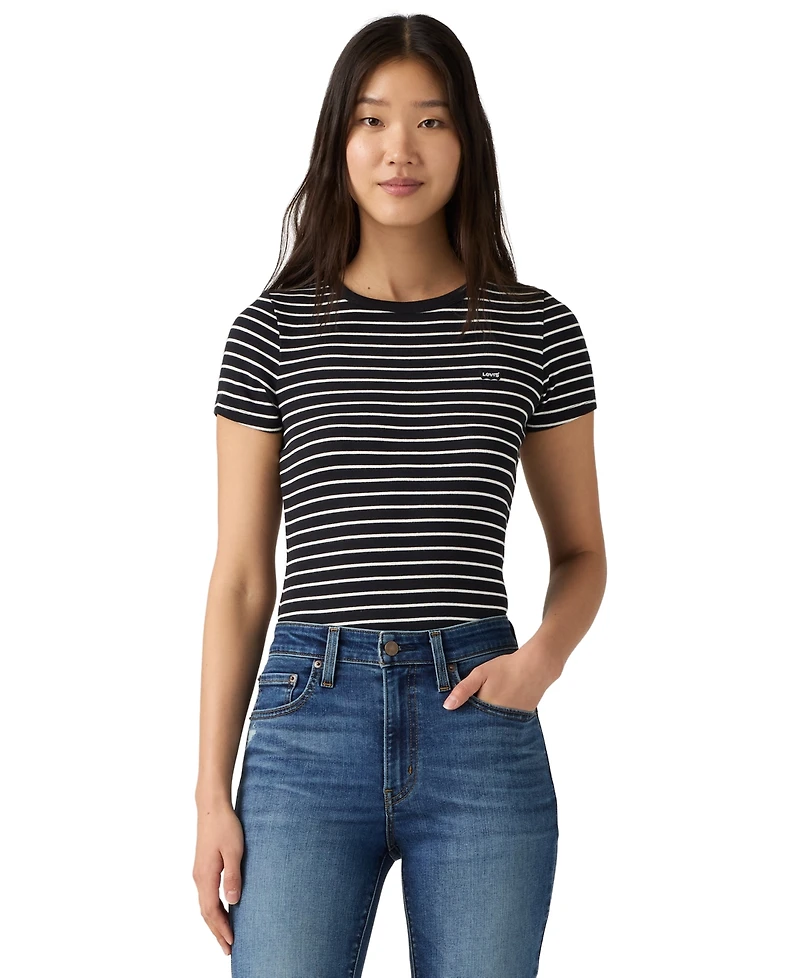 Levi's Women's Hayes Slim-Fit Short-Sleeve Crewneck T-Shirt