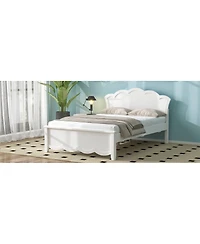 Streamdale Furniture Wood Platform Bed with Headboard