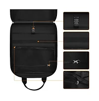 Piscifun Waterproof Camping Kitchen Organizer with Paper Towel Holder Multi Pocket Large Capacity Outdoor Cooking Utensil Storage Bag